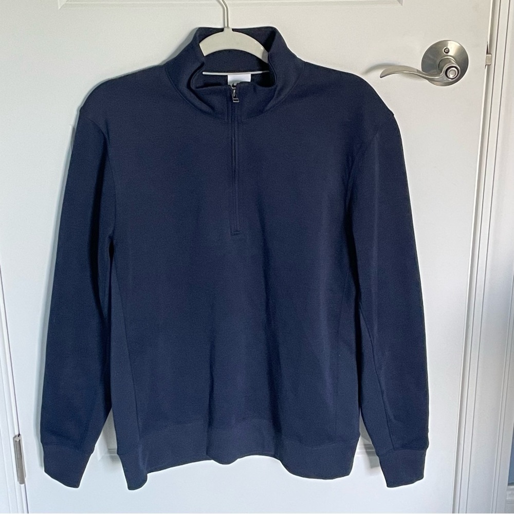 Nike Navy Dri-FIT Player 1/2 Zip Golf Pullover 47087 - Picture 5 of 16